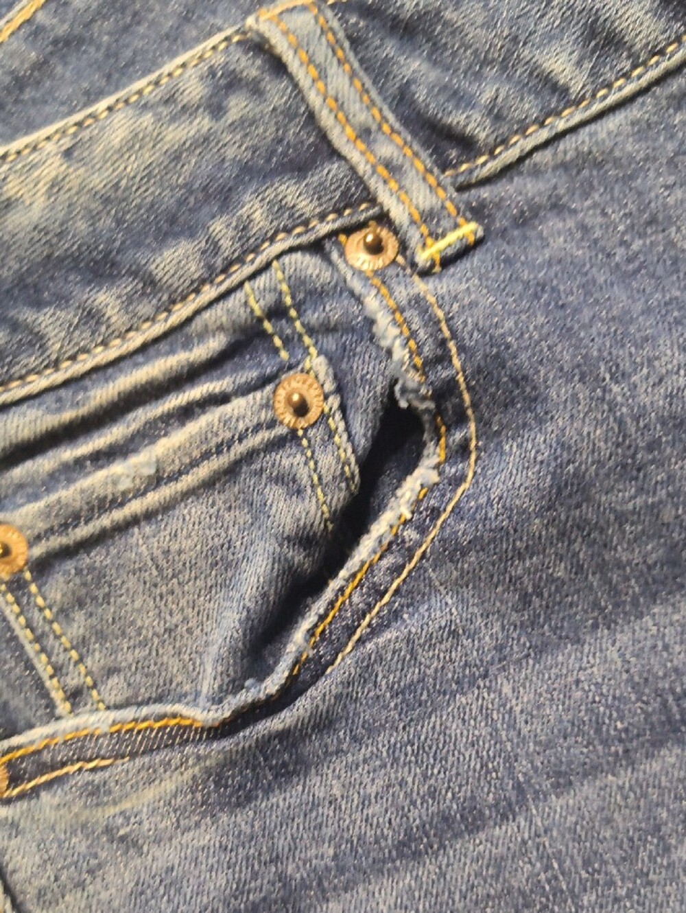 S1116 Low Rise Boyfriend w/31.5" Inseam👖American Eagle Women's Size 12 Jeans - Picture 4 of 7